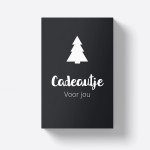 Cadeau label kerstboom