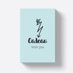 Cadeau label pijl