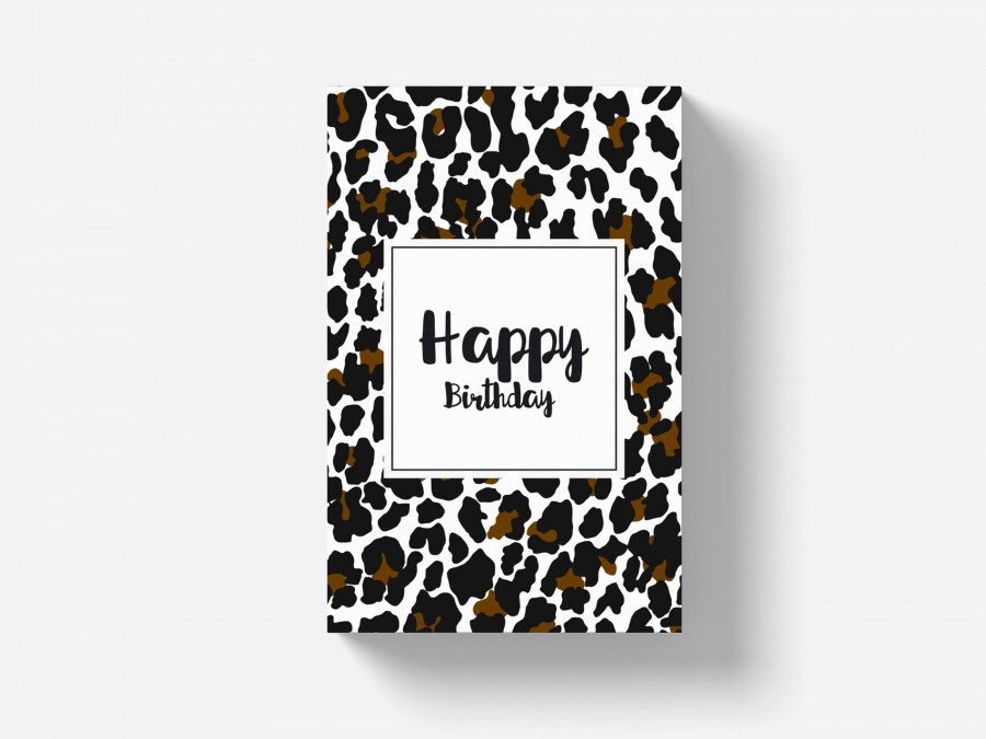 label happy birthday panter